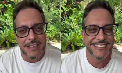Lúcio Mauro Filho tranquiliza fãs após revelar câncer no intestino: 'Estou bem e saudável'