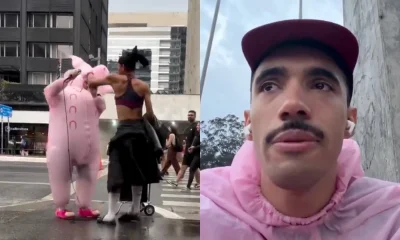 Porquinho da Paulista é agredido e desabafa: 'Sempre me senti sozinho'