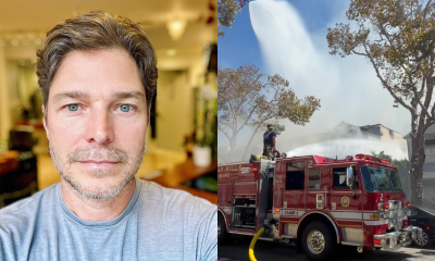 Erik Marmo: Casa do ator é atingida por incêndio nos EUA; veja o cenário devastador
