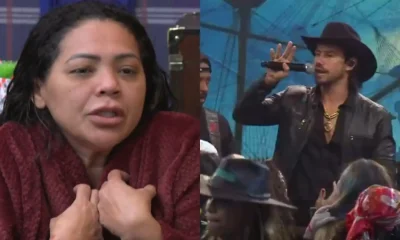 A Fazenda 18: Darlin se preocupa com imagem após interação de Mariano e Giovanna