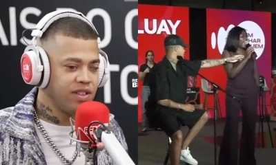 Cantor Bluay explica 'estresse pós-traumático' após ter microfone roubado em show