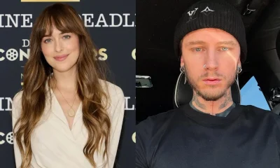 Dakota Johnson e Machine Gun Kelly aumentam rumores de romance com aparição em desfile em Milão