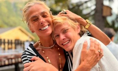 Adriane Galisteu celebra reencontro com o filho Vittorio após temporada na Suíça