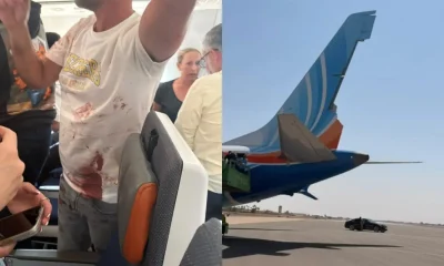 Avião para Israel despenca 5 mil metros após briga de faca entre pilotos; governo cogita atentado