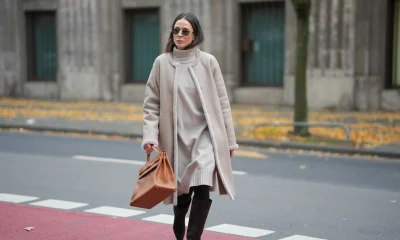 Vestidos de Tricô Soltinhos para o Outono: 17 Modelos Elegantes que Combinam com Botas, Mocassins e Mais