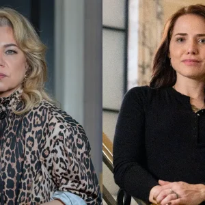 Adriana impede Pilar de humilhar Andreia em jantar de noivado