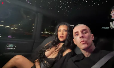 Kourtney Kardashian se transforma em vampira sexy para celebrar os 23 anos do enteado Landon Barker com festa temática