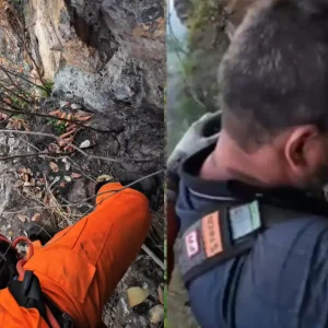 Turista fica preso em penhasco por 16 horas após escorregar ao tirar selfie no TO