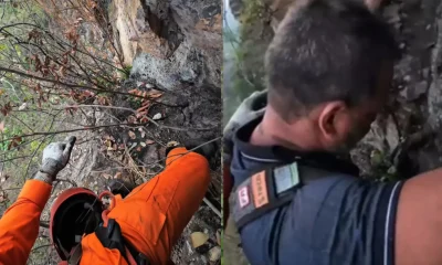 Turista fica preso em penhasco por 16 horas após escorregar ao tirar selfie no TO