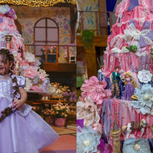 Bolo de aniversário de Maria Flor impressiona com 3 metros de altura e custo milionário