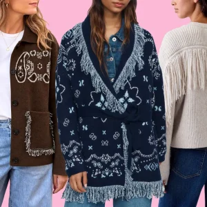 Cardigã de Franjas da Gap Esgota? Alternativas Boho-Chic com Estilo para Arrasar no Outono