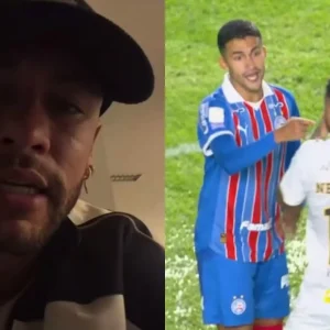 Neymar é expulso após confusão com Rodrigo Nestor e critica lei: 'Muito safado'