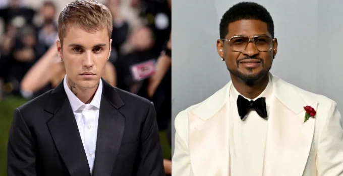 Justin Bieber e Usher: A Verdade Chocante Por Trás da Briga Exclusiva no After do Oscar Revelada por Fontes