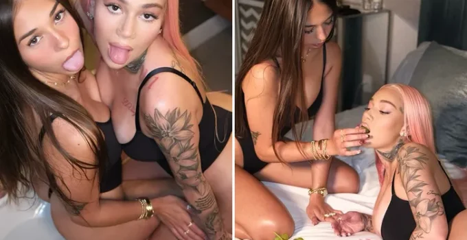 Bhad Bhabie e Sophie Rain Deixam Fãs Babando com Primeiras Fotos Picantes de Colaboração no OnlyFans