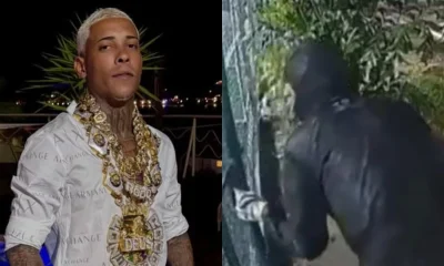 Câmeras de Segurança Capturam Assalto à Mansão de MC Poze do Rodo no Rio: Criminosos Armados com Fuzis Invadem Imóvel