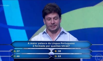 Maior Palavra do Português Deixa Participante do 'Domingão com Huck' em Apuros; Você Saberia Responder?