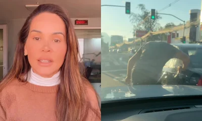 Apresentadora Isabele Benito relata ataque após batida no RJ e desabafa: "Fiquei apavorada"; assista às imagens