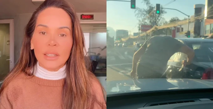 Apresentadora Isabele Benito relata ataque após batida no RJ e desabafa: "Fiquei apavorada"; assista às imagens