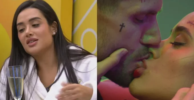 BBB 26: Jordana revela medo de produção expor ficada secreta com Jonas Sulzbach para outros participantes