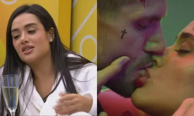 BBB 26: Jordana revela medo de produção expor ficada secreta com Jonas Sulzbach para outros participantes