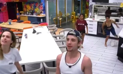 BBB 26: Produção Vaza Foto de Festa na TV da Cozinha e Brothers Reagem Surpresos: "O Que Foi Isso?"