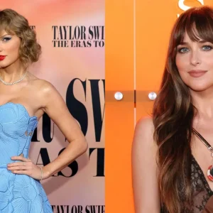 Taylor Swift Elogia Amiga Dakota Johnson em Homenagem da TIME: "Não Consegue Mentir!"