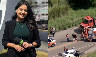 Tragédia na BR-381: Alice Ribeiro, repórter da Band, morre aos 35 anos após grave acidente; colega também faleceu
