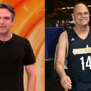 Tadeu Schmidt emociona ao homenagear o irmão, Oscar Schmidt, no BBB 26: "Meu maior ídolo"