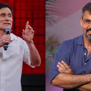 Enrique Diaz critica evento de Juliano Cazarré ao vivo no Domingão: "Matéria mais importante seria Ney Matogrosso"