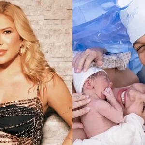 Lore Improta revela mais de 15h de parto para o nascimento de Levi; Léo Santana se declara