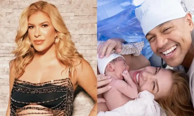 Lore Improta revela mais de 15h de parto para o nascimento de Levi; Léo Santana se declara