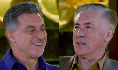 Luciano Huck revela gafe com Carlo Ancelotti em jantar: serviu queijo rival