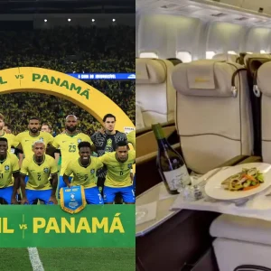 Seleção Brasileira viaja para Copa do Mundo em avião de R$ 1 bilhão que já transportou Rolling Stones