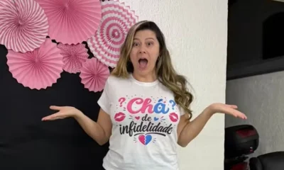 Influenciadora organiza "chá revelação da traição" para expor infidelidade de namorado a amiga