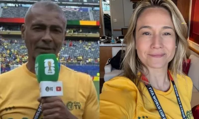 Romário critica Fernanda Gentil em transmissão da Copa e gera polêmica; veja repercussão
