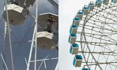 Casal é flagrado em ato íntimo em roda-gigante de festival; imagens viralizam e caso vai para polícia