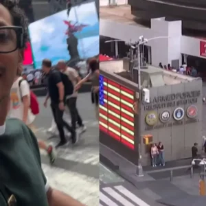 Turista brasileiro grava pânico na Times Square após tiros e relata tensão