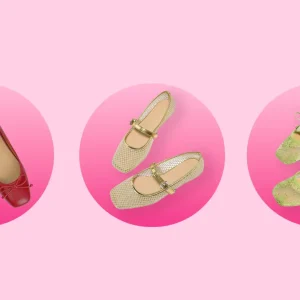 Adeus, Tênis Brancos: Flats Coloridas e Mary Janes Tomam Conta do Verão 2024 com Estilo Parisiense e Y2K