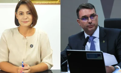 Michelle Bolsonaro apela por paz e esclarece desavenças com Flávio Bolsonaro