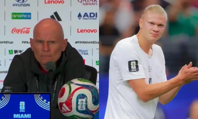 Técnico da Noruega detalha saída de Haaland contra Inglaterra na Copa do Mundo: 'Não foi difícil'