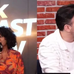 Sheila Barbosa, campeã de reality, discute com apresentadores da Record e pede: “Fala baixo”
