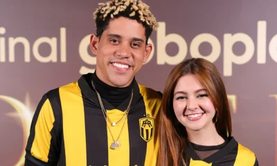 Klara Castanho desconversa sobre romance com Cauê Campos em pré-estreia