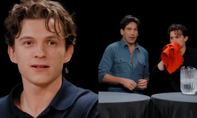 Tom Holland vomita em programa após comer frango apimentado; veja a reação