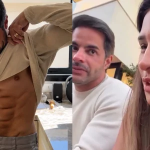 Simone Mendes reage com ciúmes ao ver tanquinho de Kaká Diniz: 'Não mostra mais'