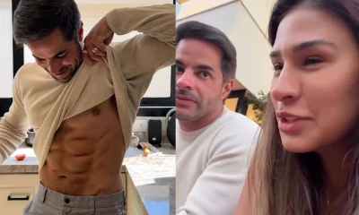 Simone Mendes reage com ciúmes ao ver tanquinho de Kaká Diniz: 'Não mostra mais'