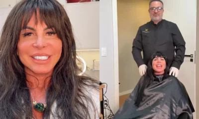 Gretchen raspa a cabeça ao vivo para transplante capilar e manda recado aos críticos