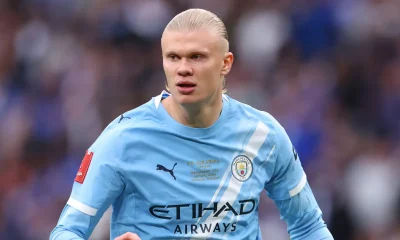 Haaland não é capitão do City por culpa dos próprios gols, revela técnico